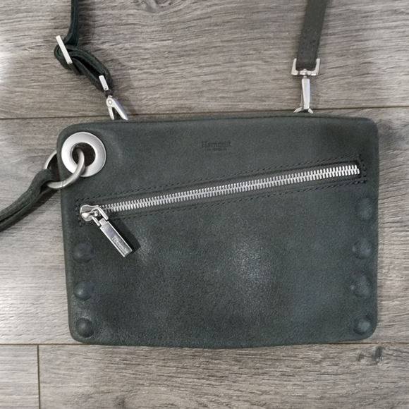 Hammitt Original Nash Grey Leather Bag - Picture 2 of 16